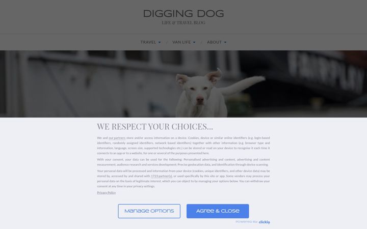 Screenshot of diggingdog.eu