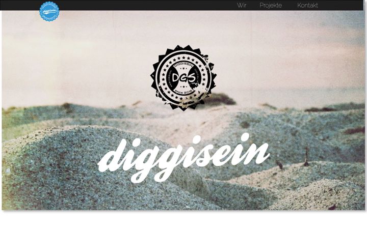 Screenshot of diggisein.de