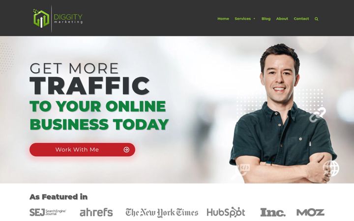 Screenshot of diggitymarketing.com