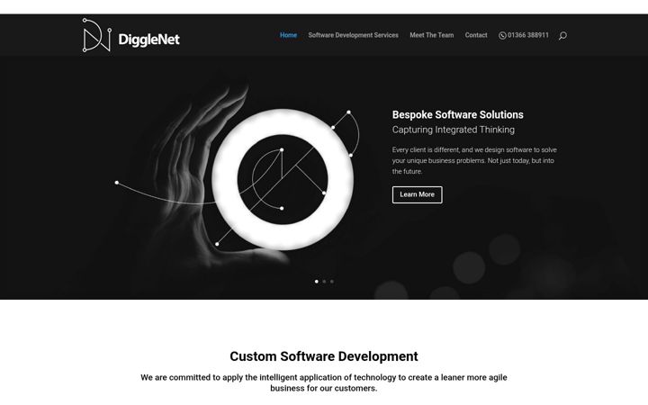Screenshot ta' diggle.net