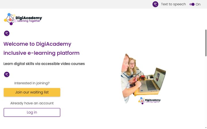 Screenshot of digi-academy.org