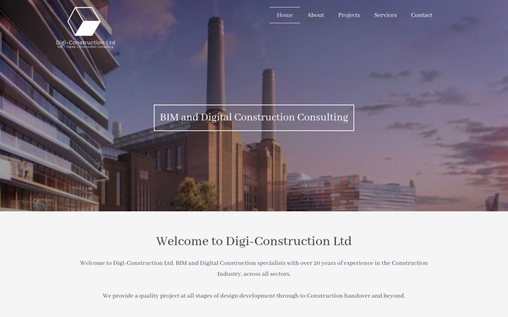 Zrzut ekranu digi-construction.co.uk