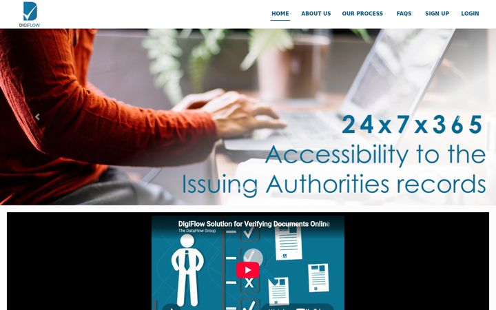 Screenshot of digi-flow.com