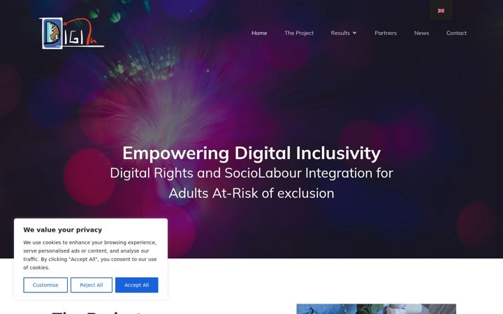 Screenshot of digi-in.eu