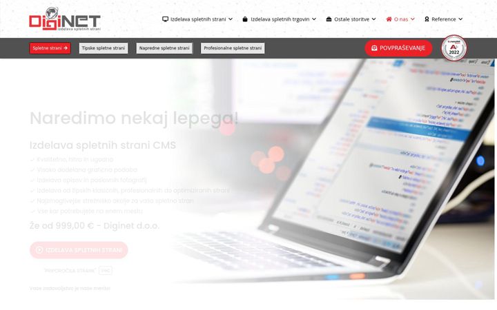 Screenshot ta' digi-net.si