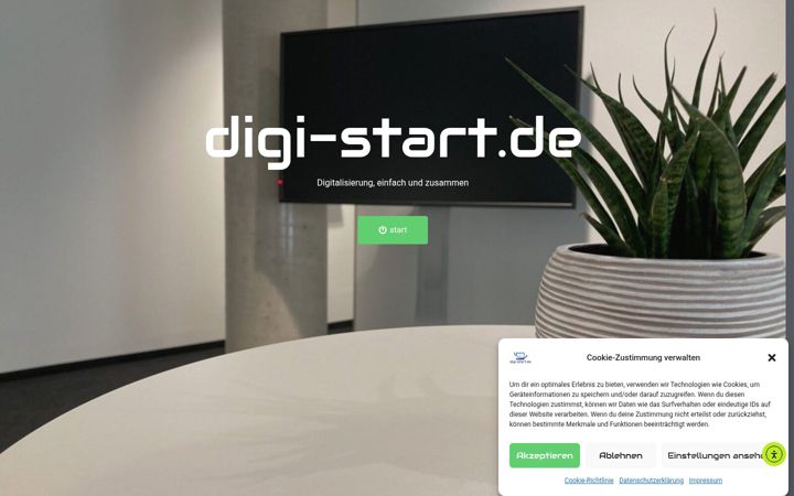 Screenshot of digi-start.de