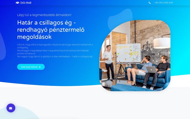 Screenshot of digi-web.hu