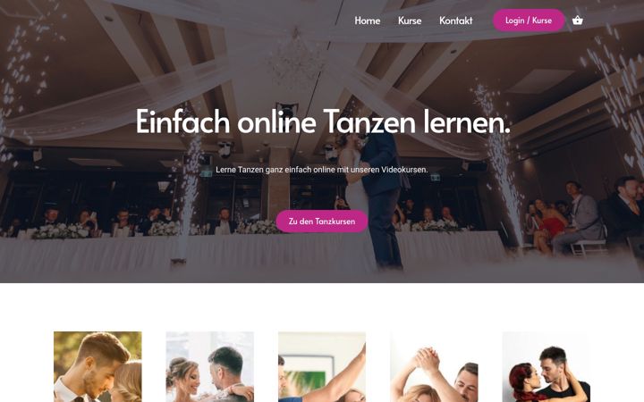 Screenshot of digi2dance.de