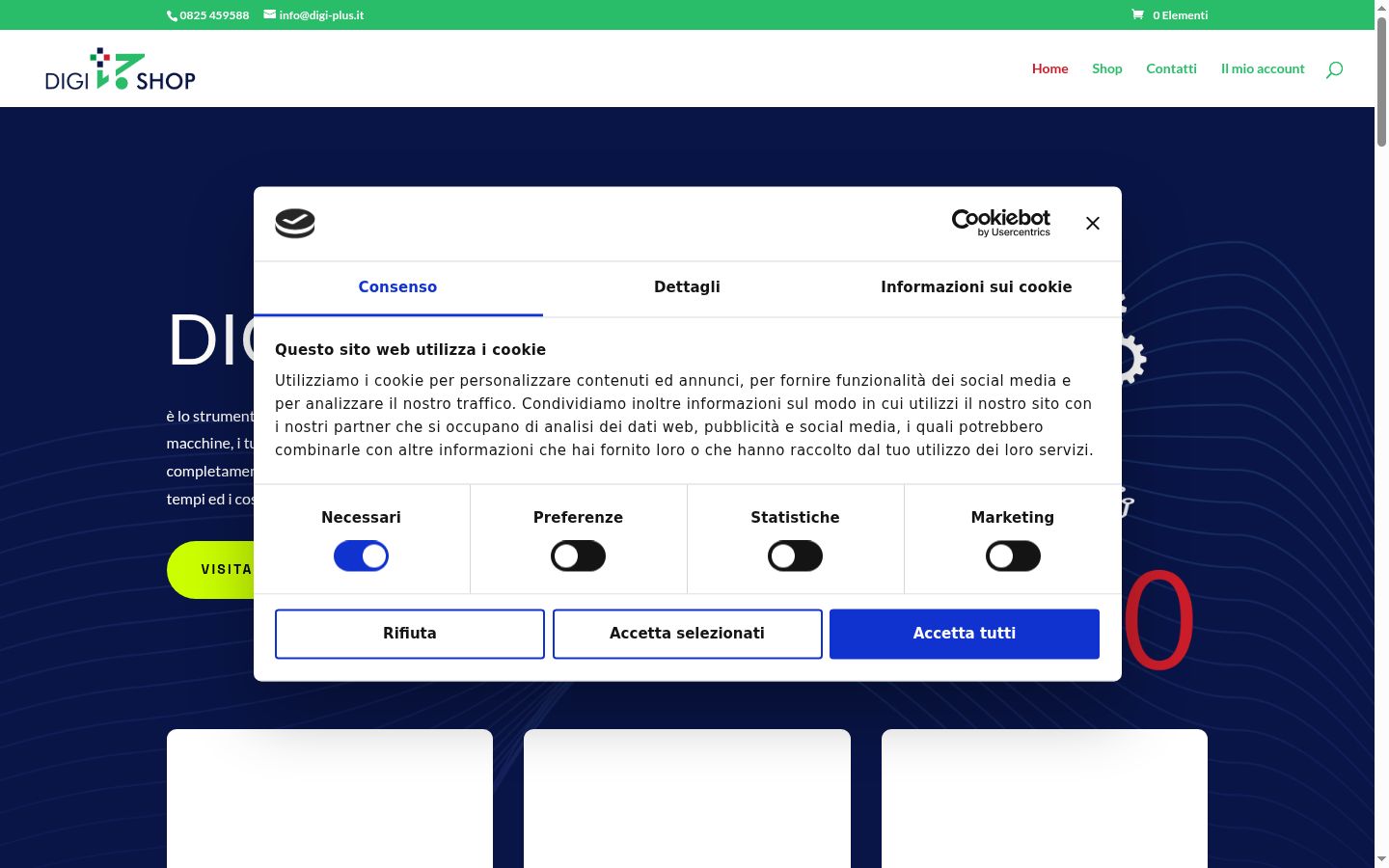 Zrzut ekranu banera zgody wyświetlanego przed jakąkolwiek interakcją