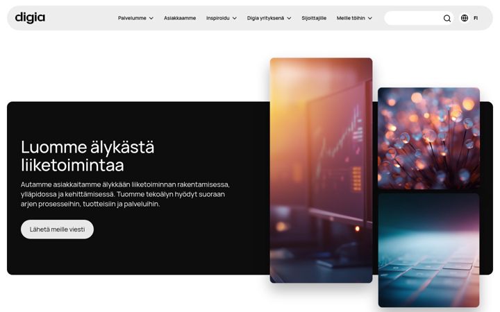 Screenshot of digia.com