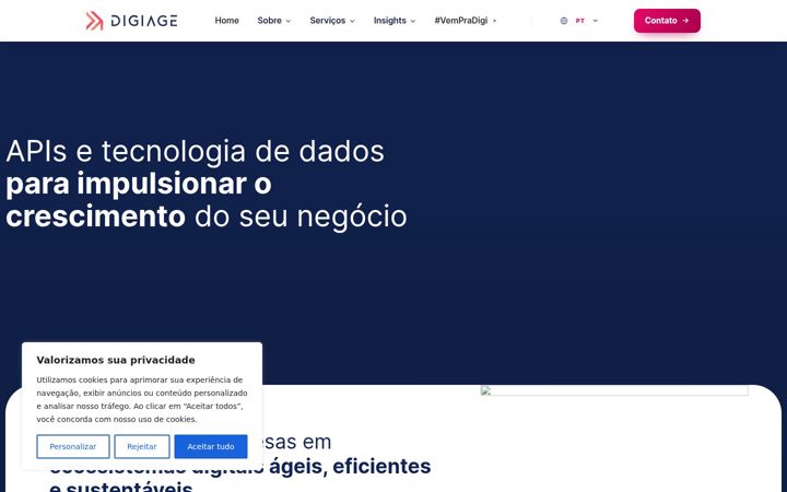 Captura de ecrã de digiage.com.br
