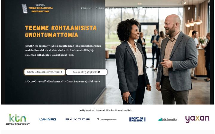 Skærmbillede af digiapusi.fi
