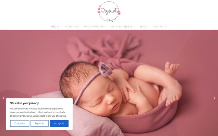 Screenshot of digiartfoto.com