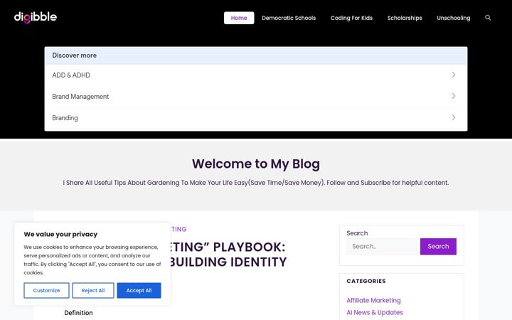 Screenshot of digibble.com
