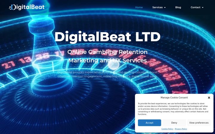 Screenshot of digibeat.com