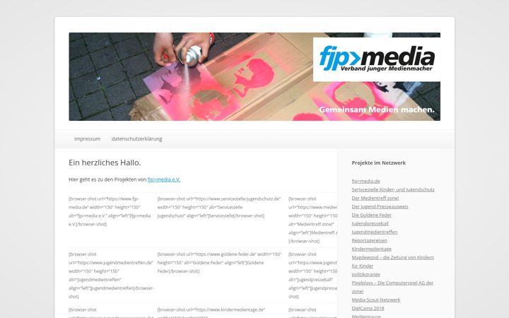Screenshot of digicamp2018.de