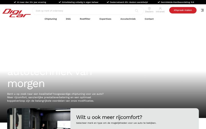 Captura de pantalla de digicar.nl