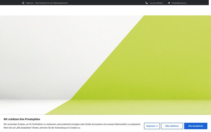 Screenshot of digicase.eu