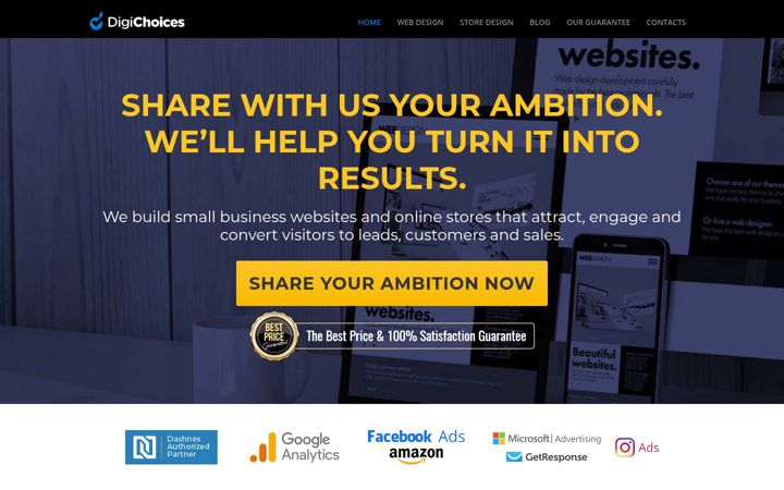 Screenshot of digichoices.com
