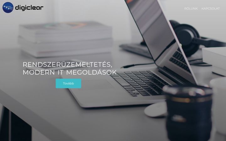 Screenshot of digiclear.hu