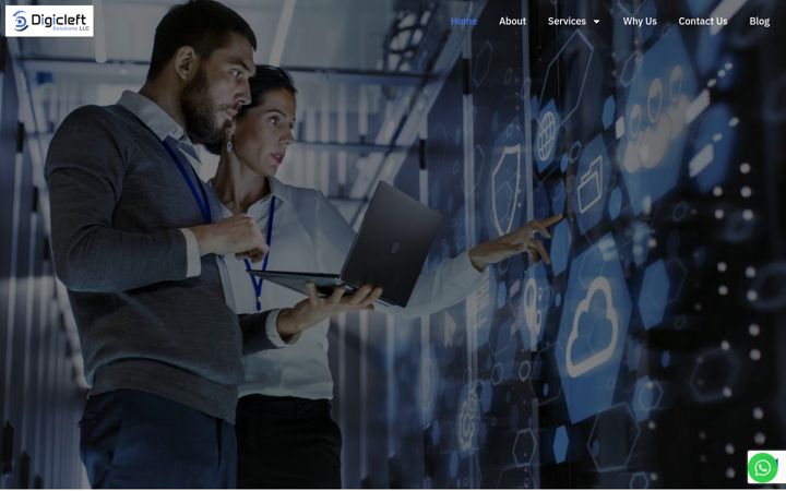 Screenshot of digicleftsolutionsllc.com