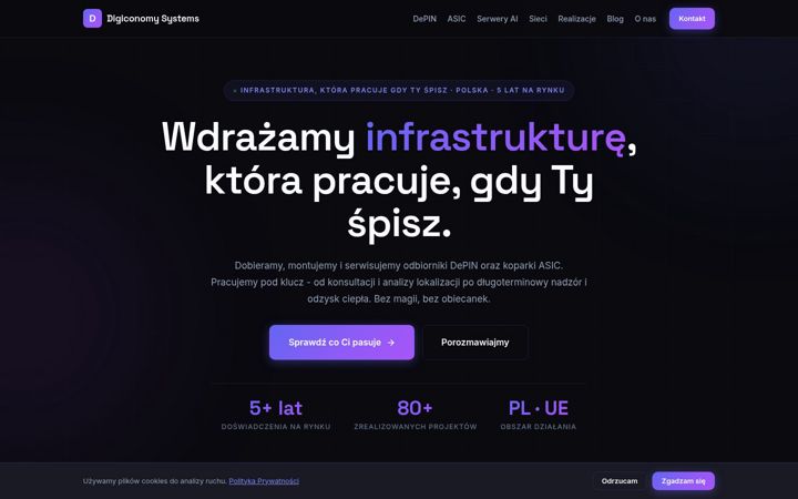 Screenshot of digiconomy.systems