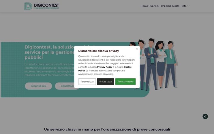 Skärmbild av digicontest.it