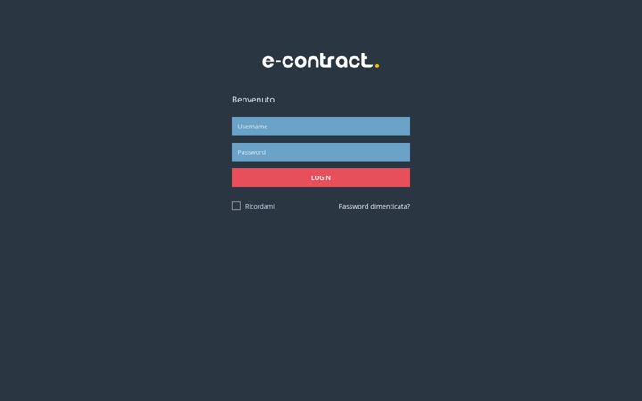 Screenshot of digicontract.it