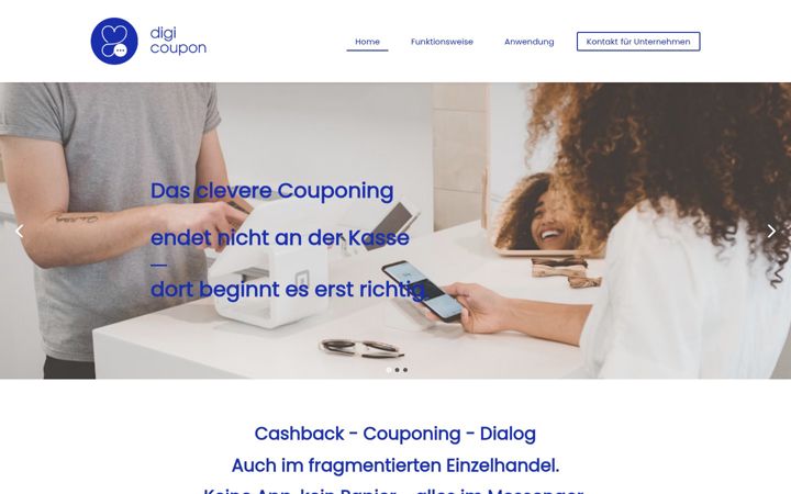 Screenshot of digicoupon.de