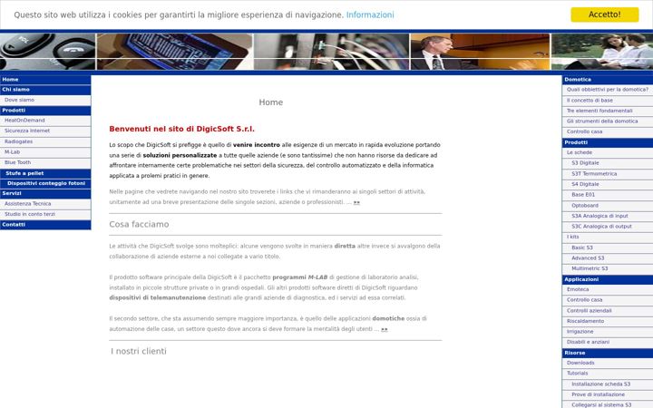 Skärmbild av digicsoft.it