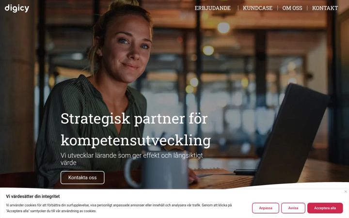 Screenshot ta' digicy.se