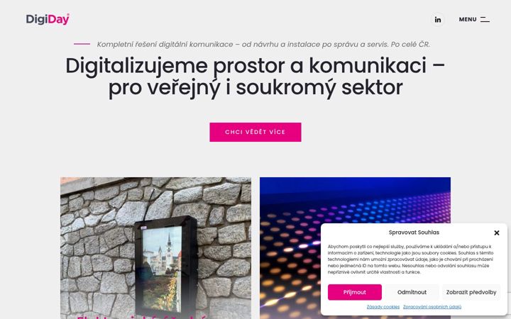 Skærmbillede af digiday.cz