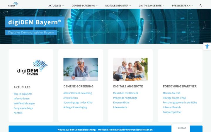 Screenshot of digidem-bayern.de