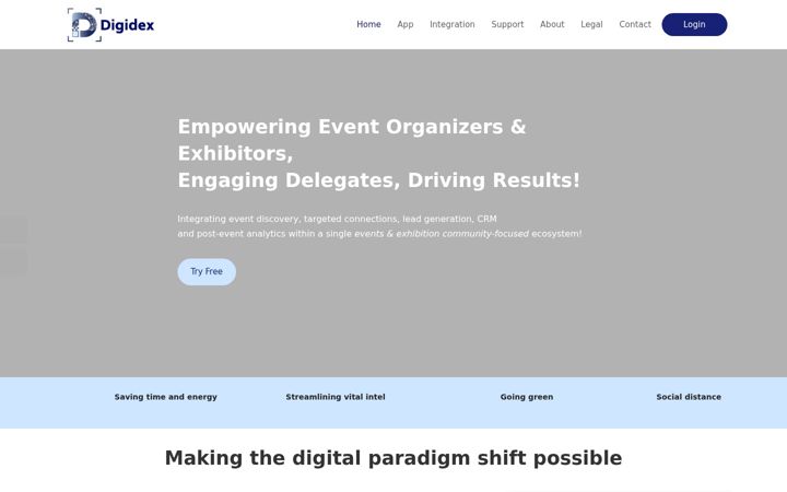 Screenshot of digidexglobal.com