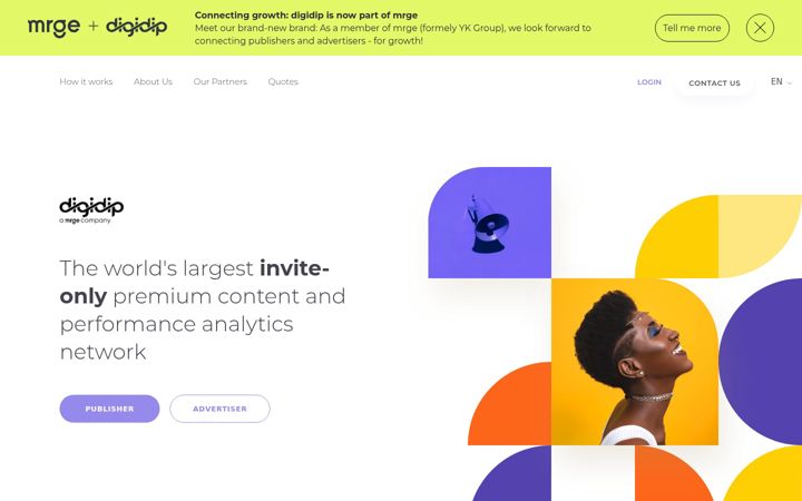 Screenshot of digidip.net