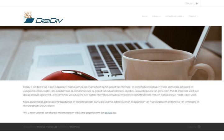 Екранна снимка на digidiv.nl