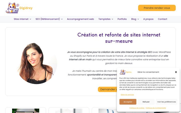 Ekrānuzņēmums no digidrey.fr
