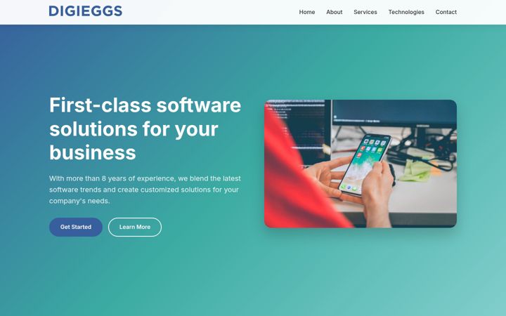 Screenshot of digieggs.com