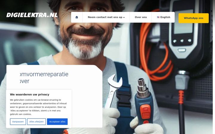 Екранна снимка на digielektra.nl