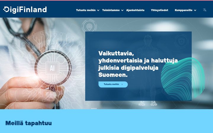 Skjermbilde av digifinland.fi