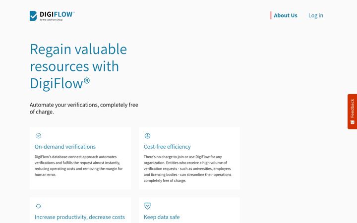 Screenshot ta' digiflow.net