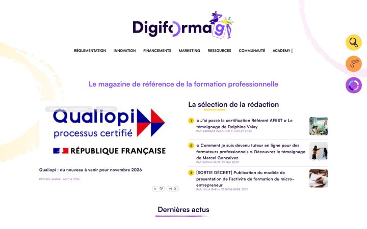 Screenshot of digiformag.com