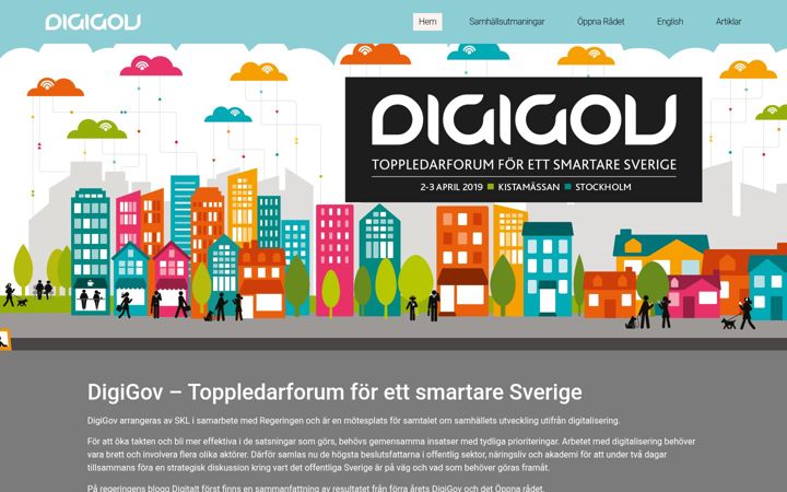 Screenshot ta' digigov.se