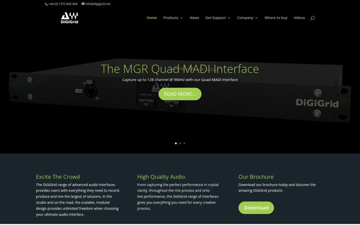Screenshot ta' digigrid.net