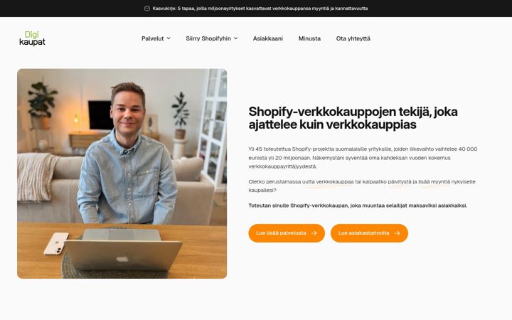 Skjámynd af digikaupat.fi