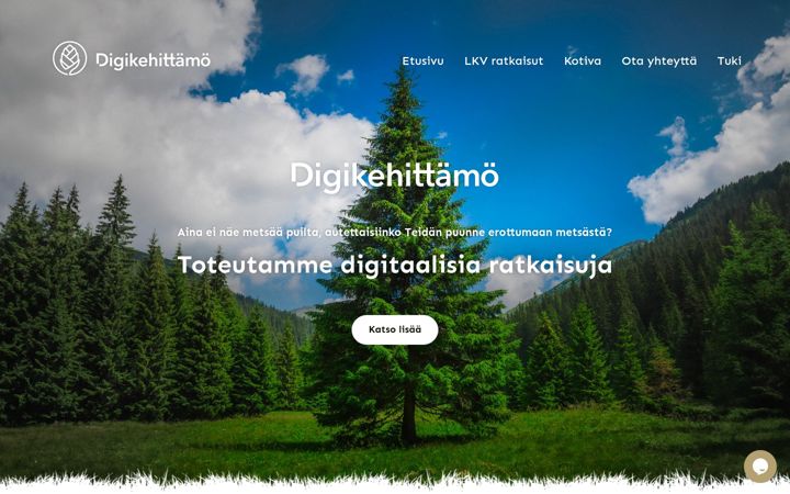 Snímek obrazovky digikehittamo.fi