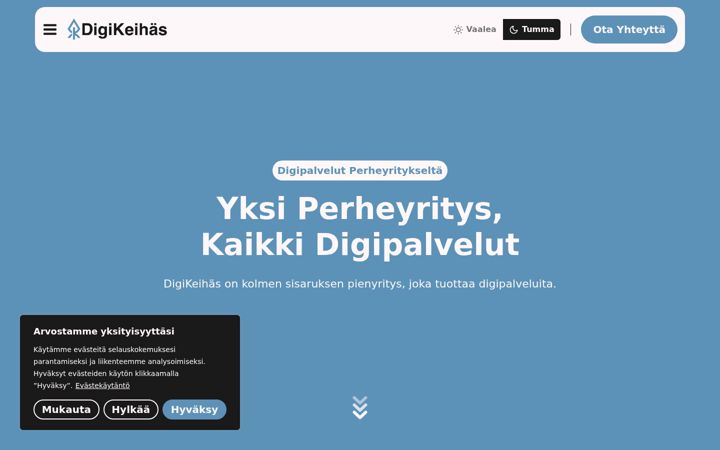 Snímek obrazovky digikeihas.fi