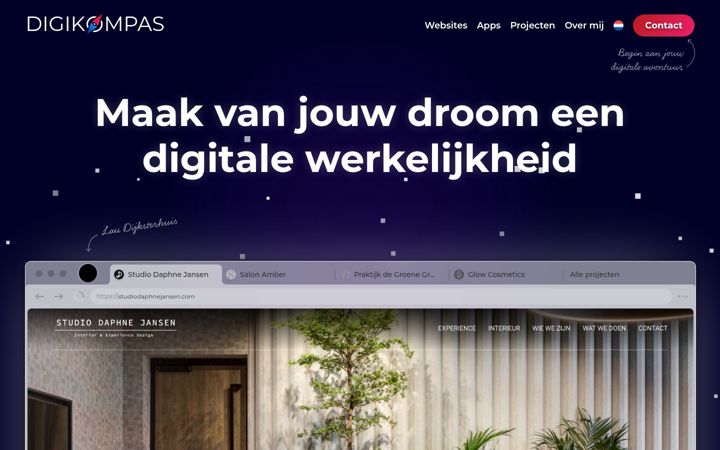 Screenshot of digikompas.com