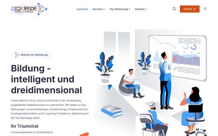 Screenshot of digikreide.de