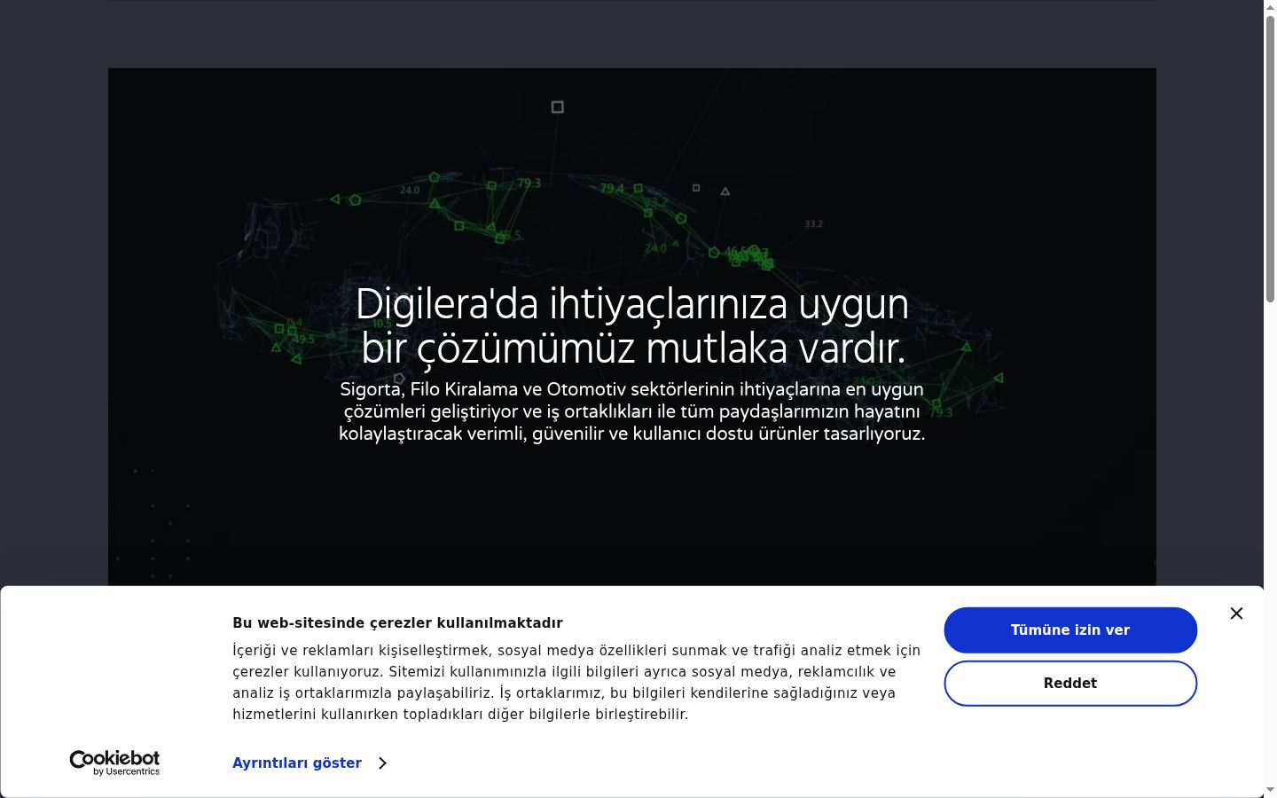 Screenshot του banner συγκατάθεσης που εμφανίστηκε πριν από οποιαδήποτε αλληλεπίδραση